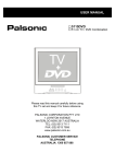 Palsonic 5115DVD User's Manual