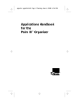 Palm III Organizer - Applications Handbook