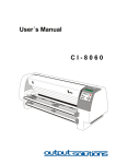 Output Solutions C I - 8 0 6 0 User's Manual