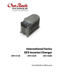 Outback Power Systems GFX1312E User's Manual