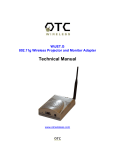OTC Wireless WIJET.G 802.11G User's Manual