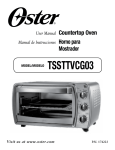 Oster TSSTTVCG03 Instruction Manual