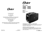 Oster TSSTTRWA21 User's Manual