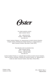Oster TSSTTR6307 Instruction Manual