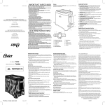 Oster TSSTRT2SST-FB Instruction Manual