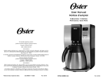 Oster PSTX User's Manual