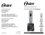 Oster FPSTBW8215 Instruction Manual
