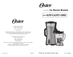 Oster BLSTET-B User's Manual