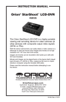 Orion STARSHOOT 58125 User's Manual