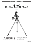 Orion SKYVIEW PRO 9829 User's Manual