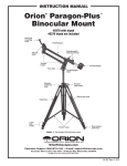 Orion PARAGON-PLUS 5379 User's Manual