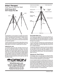 Orion PARAGON 5378 User's Manual