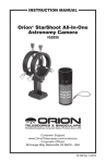 Orion Telescopes & Binoculars Webcam #52098 User's Manual