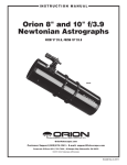 Orion F/3.9 User's Manual