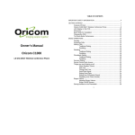 Oricom C1000 User's Manual