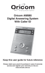 Oricom AM880 User's Manual