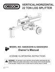 Oregon S402022H0/S402022K0 User's Manual
