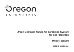 Oregon Scientific WS908 User's Manual