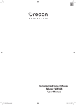 Oregon Scientific WA328 User's Manual