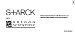 Oregon Scientific S+ARCK PS-S03U User's Manual
