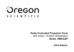 Oregon Scientific RMR329P User's Manual