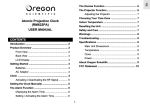 Oregon Scientific RM622PA User's Manual