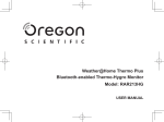 Oregon Scientific RAR213HG User's Manual