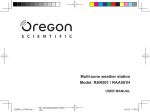 Oregon Scientific RAA501H User's Manual