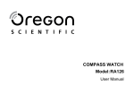 Oregon Scientific RA126 User's Manual
