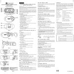 Oregon Scientific PE316CA User's Manual