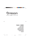 Oregon Scientific OS200 User's Manual