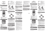 Oregon Scientific METEO RA121 User's Manual