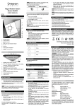 Oregon Scientific BA2000 User's Manual