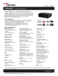 Optoma Technology TW610st User's Manual