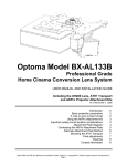 Optoma Technology ATH1 User's Manual