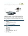 Optiview VR Series Wireless IP C-Mount Camera WIPCAM User's Manual