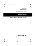 Optimus SYSTEM 728 User's Manual