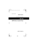 Optimus SCP-86 User's Manual