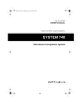 Optimus 740 User's Manual