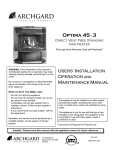 Optima Company Optima 45 - 3 User's Manual