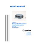 Opticon LMD 1135 User's Manual