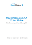 OpenOffice.org OpenOffice - 3.3 Writer Guide