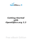 OpenOffice.org OpenOffice - 3.3 Getting Started Guide