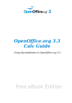 OpenOffice.org OpenOffice - 3.3 Calc Guide