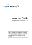 OpenOffice.org OpenOffice - 3.2 Impress Guide