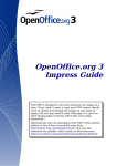 OpenOffice.org OpenOffice - 3.0 Impress Guide