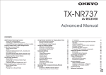 Onkyo TX-NR737 Owner's Manual