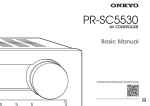 Onkyo PR-SC5530 Owner's Manual