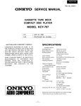 Onkyo KCY-707 User's Manual