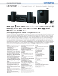 Onkyo HT-S5700 Product Sheet